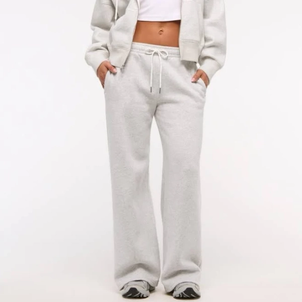 Women's abercrombie & fitch High Rise Sunday Wide Leg Sweatpant