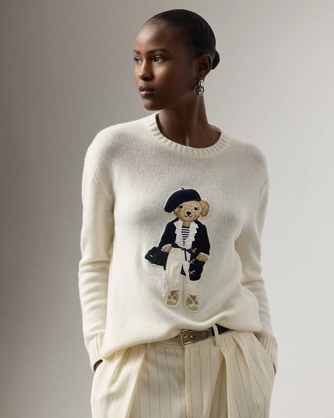 Pre-Spring Polo Bear Cashmere Sweater