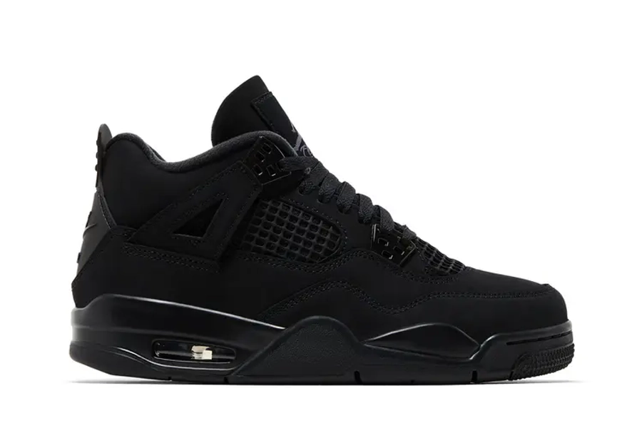 Jordan 4 Retro gradeschool 'Black Cat' - size 4