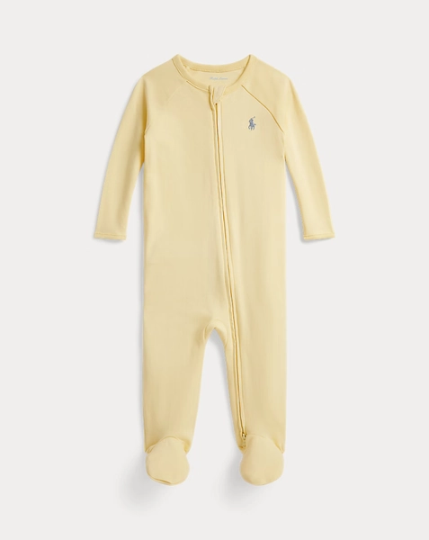 Cotton Interlock Footed Coverall