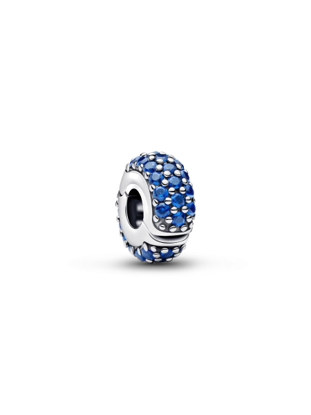 Royal Blue Stone Clip Charm