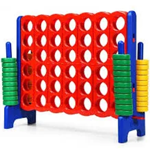 Jumbo 4-to-Score 4 in A Row Giant Game Set