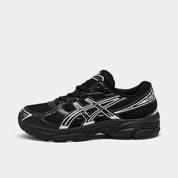 Asics Big Kids GEL-1130 Casual Shoes in Black/Pure Silver Size: 5.5
