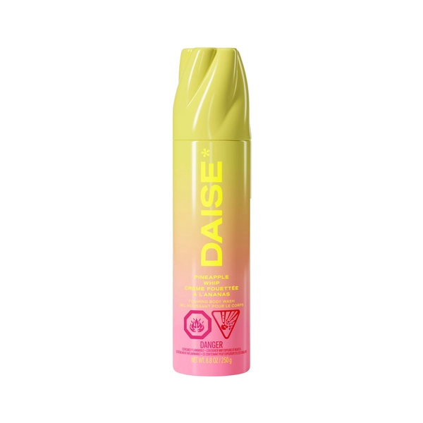 DAISE Foaming Body Wash in Pineapple Whip, Ultra Hydrating for Skin, 8.8 oz/250 g