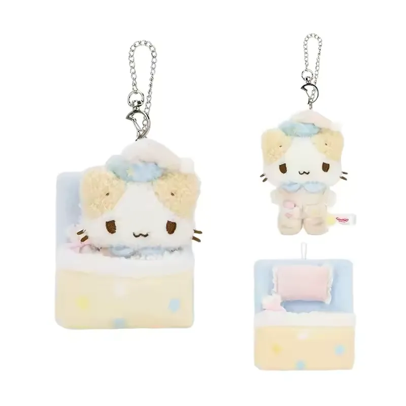 Sweet Dreams Series Usahana Masyumaro Plush Toy Keychain Stuffed Anime My Sweet Piano Melody Kuromi Cinnamoroll KT doll pendant - AliExpress 26