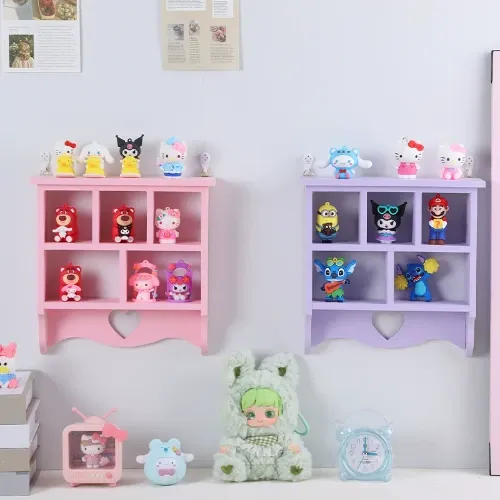 Minimalist ins Bedroom Wall-Mounted Storage Rack Girly Decor — DogeGoo