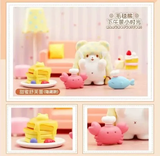 In-Stock Genuine 52Toys Blanket Bear Afternoon Tea Time Seri — DogeGoo