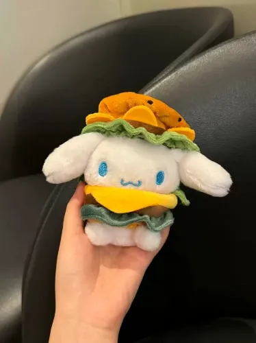 [Authentic] Cute Cinnamoroll Plush Doll Bag Pendant Chef Poc — DogeGoo