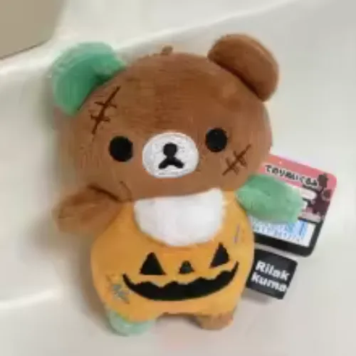 Kawaii Rilakkuma Limited Halloween Series Plush Doll Keychain Cute Bear Stuffed Toy Bag Charm Adorable Birthday&Festival Gifts - AliExpress 26