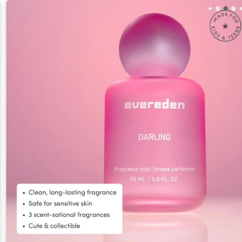 Darling - Kids & Teen Non-Toxic Hair & Body Fragrance Mist with Rose & Vanilla - Evereden | Sephora