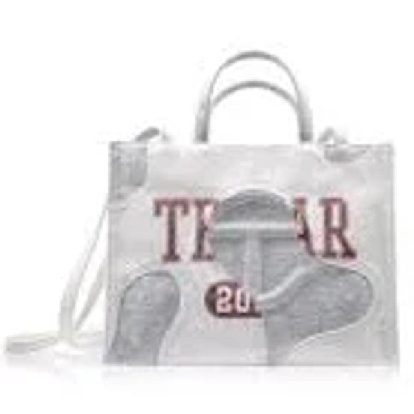 Medium Camo Shopping Bag | Heather Grey