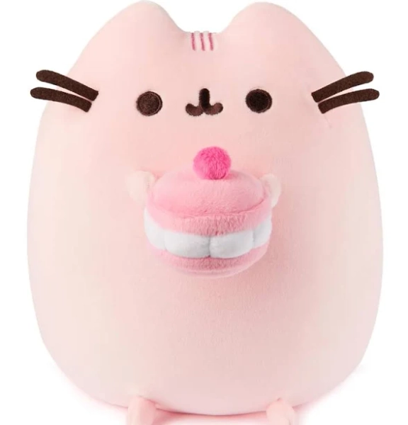 GUND Pusheen Cherry Macaron Squisheen Plush 9.5-Inch Soft Stuffed Animal