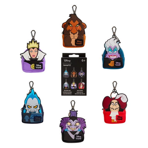 Disney Villains Cosplay Mystery Mini Backpack Keychain Charm