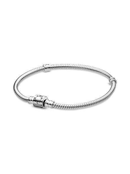 Barrel Clasp Snake Chain Bracelet