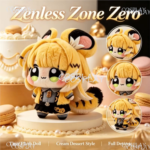Zenless Zone Zero Ju Fufu 10cm Cotton Plush Backpack Pendant Kawaii Cartoon Ornament Creative Collectible Christmas Fan Gift - AliExpress 200000532