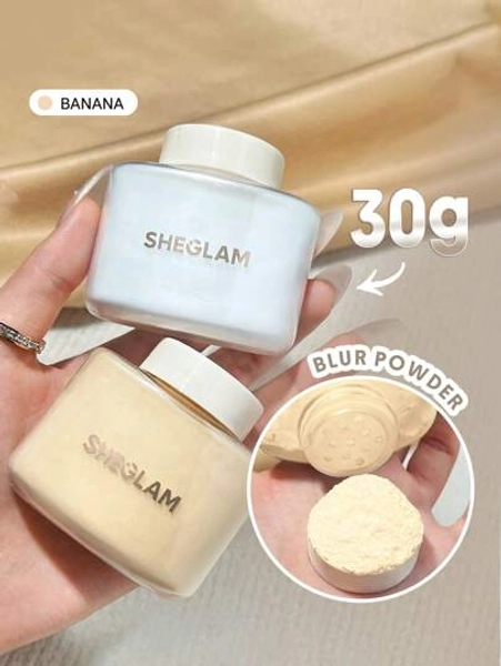 SHEGLAM Blur In A Bottle Loose Setting Powder Brand Beauty Makeup Cosmetic For Women Girls Perfect For Fall Winter Ideal For Y2K Fancy Fashion Suitable For Birthday Present Halloween Party Ready Best Color