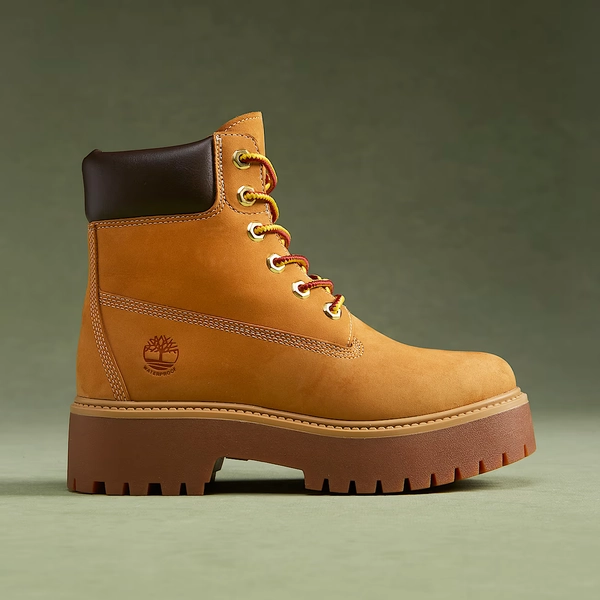 Stivale Impermeabile con Plateau Stone Street 6-Inch da Donna in giallo