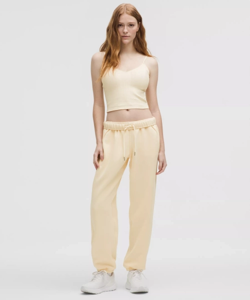Scuba Mid-Rise Oversized Jogger *Regular - Butter Cream - XXS