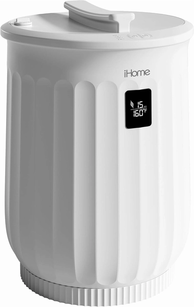 iHome 20L Luxury Full Sized Towel Warmer Bucket with Adjustable Time Settings, 400W