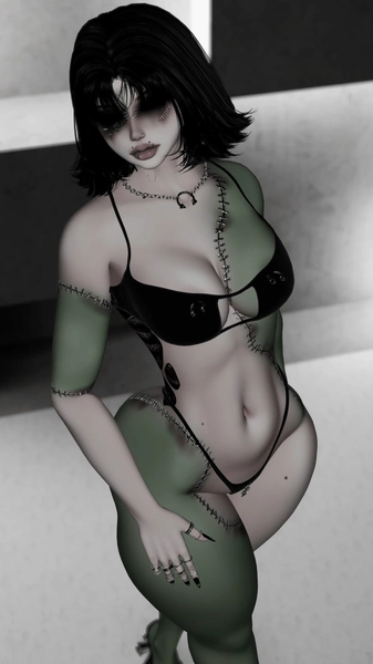 ZOMBIE TEXTURE (AMELIA HEAD AND EGIRL BASE)