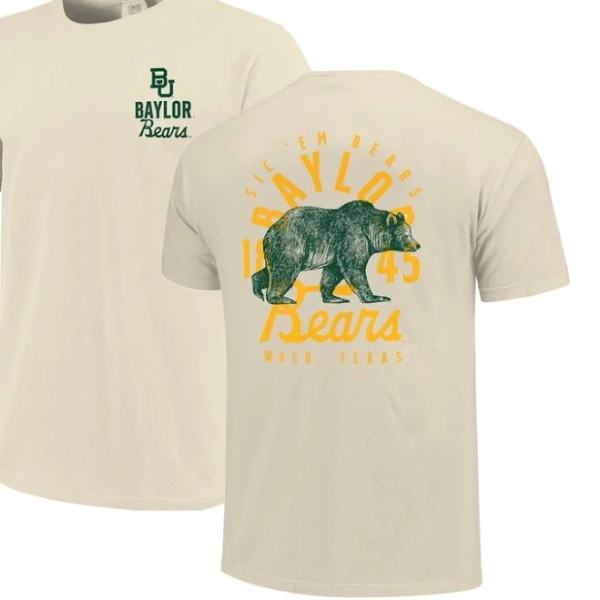 Baylor Bears Mascot Overlay T-Shirt