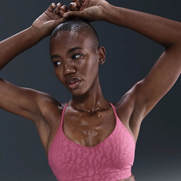 Nike Indy Women's Light-Support Printed Padded Adjustable Sports Bra