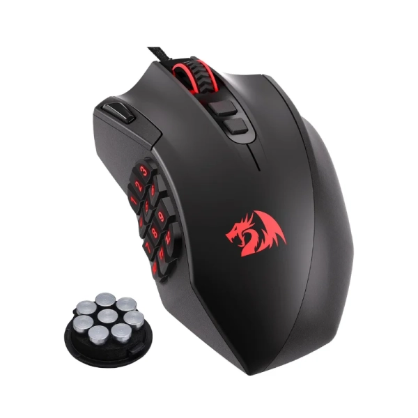 Redragon M921 MMO Gaming Mouse 12400 DPI High Precision Wired RGB Mice 18 Programmable Buttons, 12 Side Macro Keys - AliExpress 7