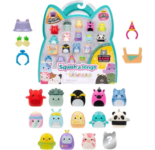 Squish-a-longs Mini-Squish Wave 5 Style 1 14-Pack