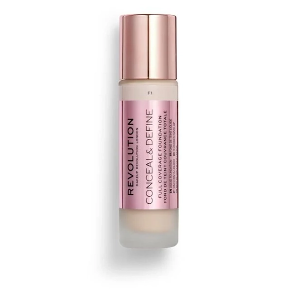 Revolution Conceal & Define Ultra Matte Full Coverage Foundation F1