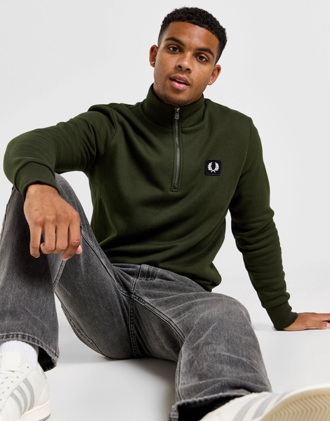 Fred Perry Badge 1/2 Zip Sweatshirt