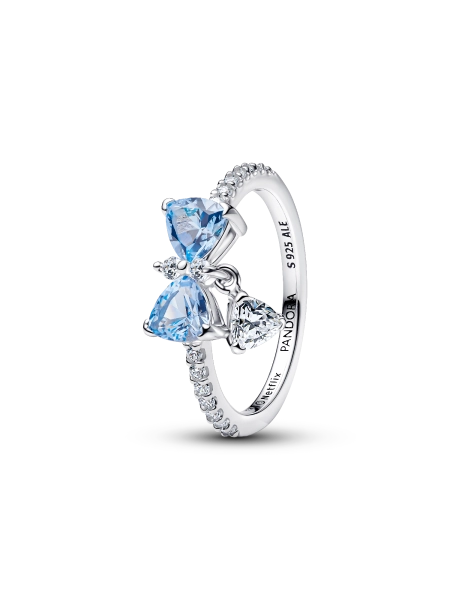 Bridgerton Blue Bow Ring