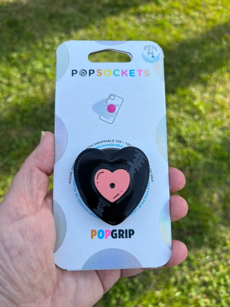 Heart Vinyl Record PopSocket™: Retro Music Lover Phone Grip