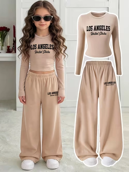 teen girl clothes a 2pcs set featuring a casual fashionable - Temu