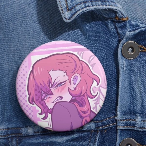 Spicy Chuuya Nakahara Pin Button, Chuuya gifts, Chuuya simp presents, SKK Lovers, Double Black Lovers, BSD Girlie Presents
