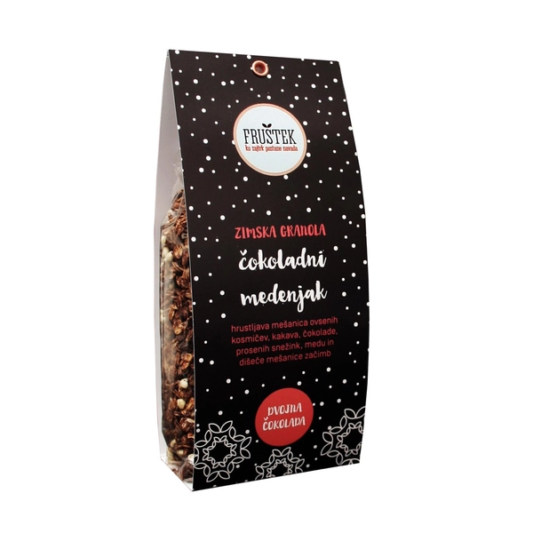 Zimska domača granola 'čokoladni medenjak' - Fruštek