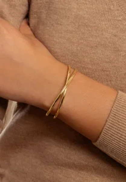 CROSSED - Bracciale - gold coloured