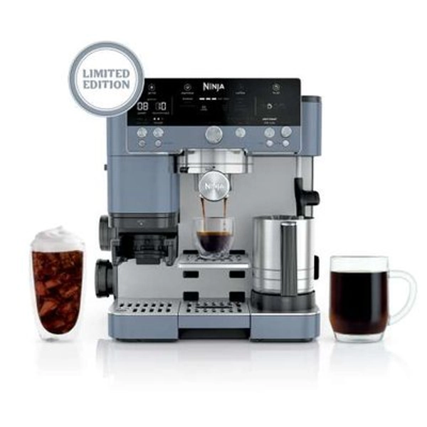 Ninja Luxe™ Café Premier 3 in 1 Espresso Drip Coffee & Cold Brew Maker (Trace Blue) | ES601BL