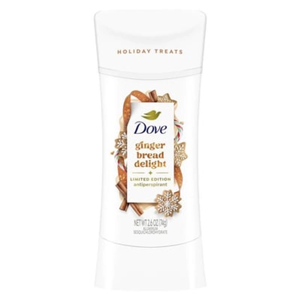 Dove Beauty Advanced Care Limited Edition Holiday Treat Antiperspirant and Deodorant - Gingerbread Delight - 2.6oz