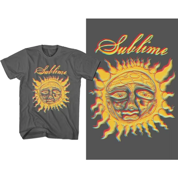 Sublime Unisex T-Shirt: Yellow Sun (Large)