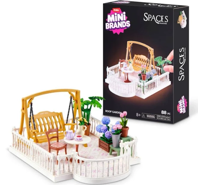 Mini Brands Mini Spaces Garden by ZURU DIY Mini Spaces build & customize kit