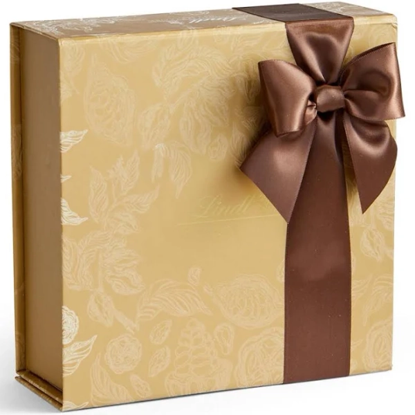 Lindt Custom Lindor Pick and Mix 50-pc Gold Gift Box