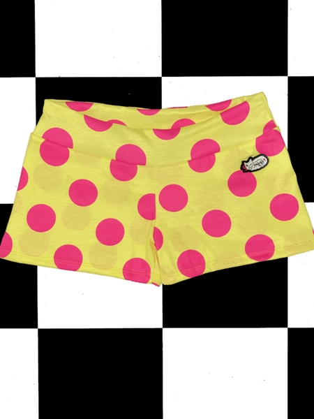 SWEET LORD O'MIGHTY! POLKA BOYSHORT IN YELLOW