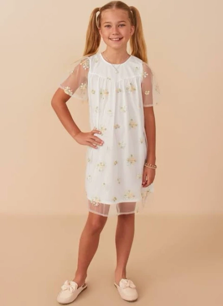 Hayden Girls' Floral Midi Dress