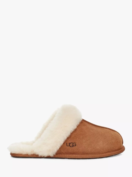 UGG Scuffette Sheepskin and Suede Slippers