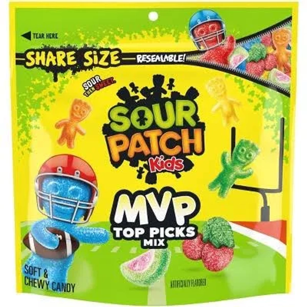 Sour Patch Kids MVP Top Picks Mix Soft & Chewy Candy Share Size 11oz