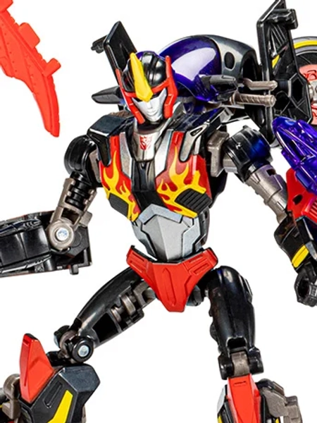 Transformers Generations Shattered Glass Decepticon Flamewar with Fireglide Exclusive