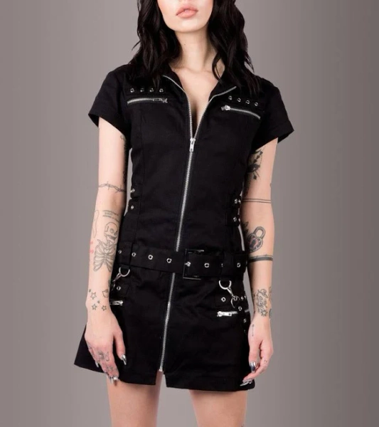 Pretty Attitude Women's Gothic Punk Dress