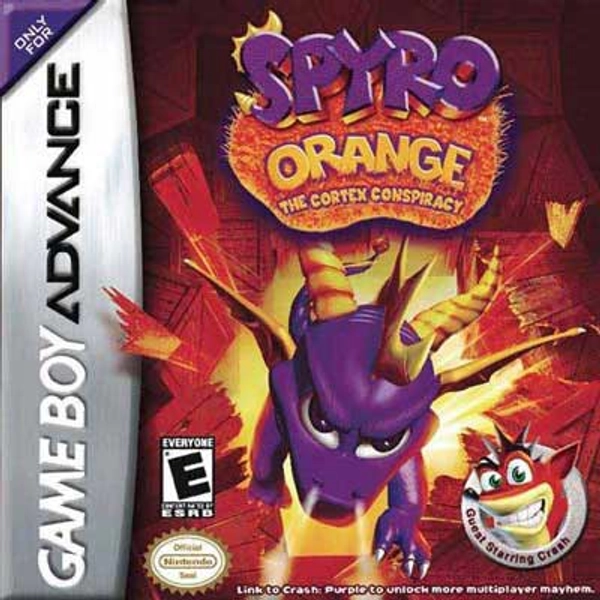 Spyro Orange The Cortex Conspiracy Nintendo Game Boy Advance
