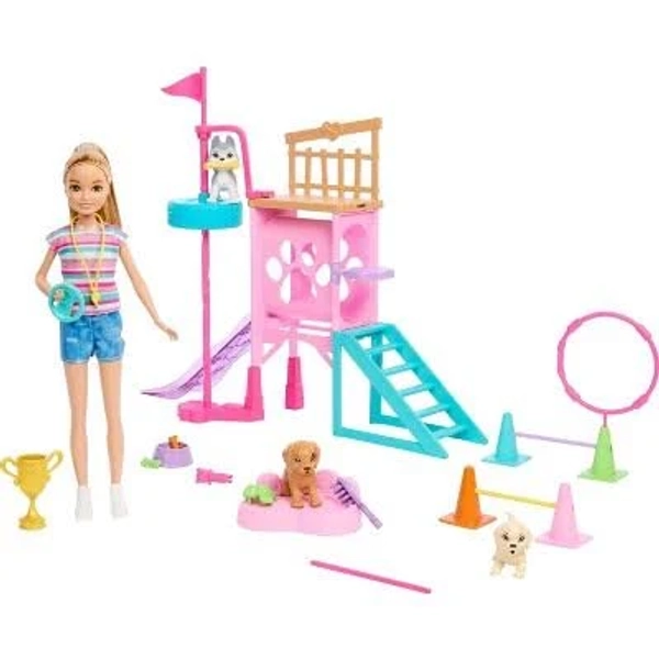 Barbie Stacie Puppy Playground Playset