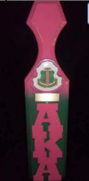 Alpha Kappa Alpha Solid Trophy Paddle